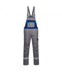 Portwest Bizflame Ultra FR07 FR Grey Two Tone Antistatic Bib and Brace