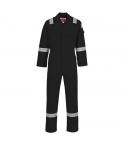 Portwest Bizflame Plus FR21 Black FR Lightweight Anti Static Coverall