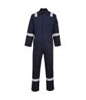 Portwest Bizflame Plus FR21 Navy FR Lightweight Anti Static Coverall