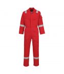 Portwest Bizflame Plus FR21 Red FR Lightweight Anti Static Coverall