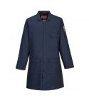 Portwest Bizflame Plus FR34 Navy FR Lightweight Antistatic Coat