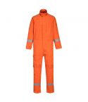 Portwest Bizflame Plus FR502 Orange Lightweight Stretch FR Antistatic Coverall