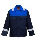 Portwest Bizflame Plus FR55 Navy Royal Flame Resistant Antistatic Jacket