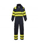 Portwest Bizflame Wildland Flame FR98 Navy Rib Cuff Coverall