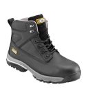 JCB Fast Track Black Leather Water Resistant Steel Toe S3 Safety Boots