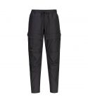 KX3 Workwear KX345 Black kneepad Pocket Drawstring Combat Trousers