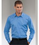 Russell Collection Men's L/SL Poplin