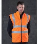 Yoko Hi-Vis Reversible Fleece Vest