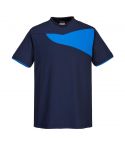 PW2 Workwear PW211 Navy Cotton Comfort Short Sleeve Tee Shirt