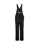 PW2 Workwear PW243 Black Polycotton Bib and Brace Work Trousers