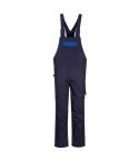 PW2 Workwear PW243 Navy Polycotton Bib and Brace Work Trousers