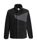 PW2 Workwear PW270 Black Contemporary Design Durable Fleece Work Jacket