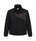 PW2 Workwear PW271 Black Two Layer Softshell Fleece Work Jacket