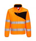 PW2 Workwear PW274 Orange Lightweight Mesh Lining High Visibility Fleece