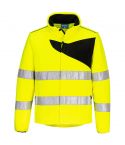 PW2 Workwear PW274 Yellow Lightweight Mesh Lining High Visibility Fleece