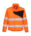 PW2 Workwear PW275 Orange High Visibility Softshell Work Jacket