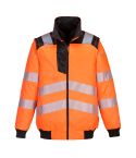 PW3 Workwear High Vis PW302 Orange and Black 3 in 1 Pilot Work Jacket