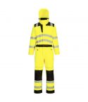 PW3 Workwear PW355 Yellow Waterproof Front Zip High Vis Rain Coverall