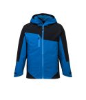 WX3 Workwear S602 Blue Black Waterproof Hooded Shell Work Jacket