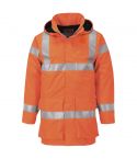 Portwest Bizflame Rain S774 Orange Rain High Vis Multi Lite Jacket