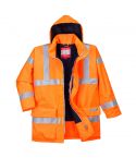 Portwest Bizflame Rain S778 Orange High Vis Antistatic FR Jacket