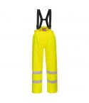 Portwest Bizflame S781 Yellow Rain Lined High Vis Anti Static Trousers