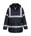 Portwest Bizflame Rain S785 Navy Anti Static Flame Resistant  Jacket