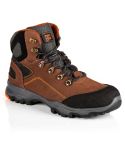 No Risk Saturne Lightweight S3 Brown Leather Mens Safety Boots