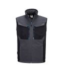 WX3 Workwear Metal Grey T751 Multipocket Windproof Softshell Work Gilet