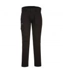 KX3 Workwear T801 Black Slim Fitting Durable Cotton Cargo Trousers