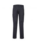 KX3 Workwear T801 Grey Slim Fitting Durable Cotton Cargo Trousers