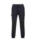 KX3 Workwear T803 Grey Slim Fitting Drawstring Waistband Flexi Trousers