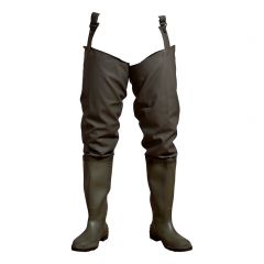 ELKA 171900 WATERPROOF NON SAFETY OLIVE GREEN THIGH WADERS