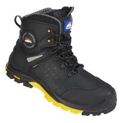 Himalayan 5801 Metal Free Symaptex Waterproof Vibram Black Side Zip Safety Boots