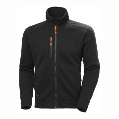 Helly Hansen Kensington Black Full Zip Knitted Fleece Workwear Jacket