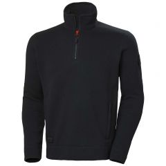 Helly Hansen 72251 Kensington Half Zip Polartec Black Work Fleece Jacket