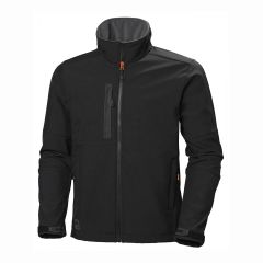 Helly Hansen Kensington Black Zipped Front Softshell Workwear Jacket