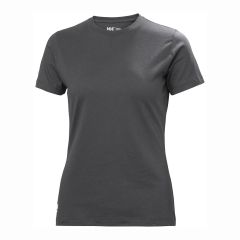 Helly Hansen Manchester Grey Cotton Short Sleeve Ladies Work T Shirt