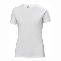 Helly Hansen Manchester White Cotton Short Sleeve Ladies Work T Shirt