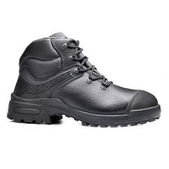 Base B0184 MORRISON WATER RESISTANT BLACK LEATHER S3 SAFETY BOOTS