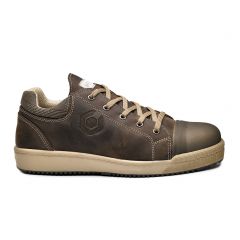 Base B0240 SELFIE WATER RESISTANT BROWN LEATHER S3 SRC SAFETY TRAINERS