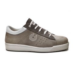 Base B0251 PIXEL GREY SUEDE LEATHER S1P SRC SAFETY WORK TRAINERS