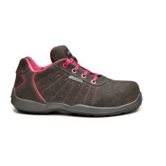 Base Attitude B0670 Metal Free Grey Fuchsia Ladies Safety Trainers