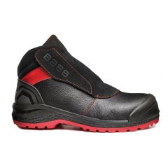 Base B0880 SPARKLE BLACK LEATHER S3 HRO SRC WELDERS SAFETY BOOTS