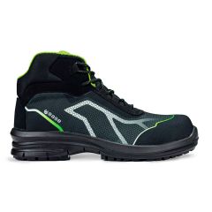 Base Oren Top B0979 Metal Free Black Green S3 SRC Mid Safety Work Boots