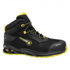 Base K Hurry Top B1042 Black Yellow Nubuck Leather S3 Safety Boots