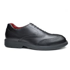 Base B1502 ROCKET BLACK LEATHER BROGUE ESD METAL FREE SAFETY SHOES