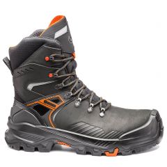 Base Fortrex B1610 T Rex Top Water Resistant Black Leather Safety Boots