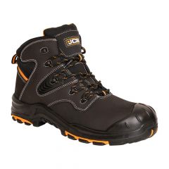 JCB Backhoe Black Nubuck S3 Composite Toe Water Resistant Safety Boots