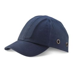 Safety Baseball Style Lightweight ABS Navy Bump Cap with Ventalation